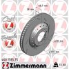 Zimmermann Brake Disc - Fusion Z/Coated, 460158575 460158575